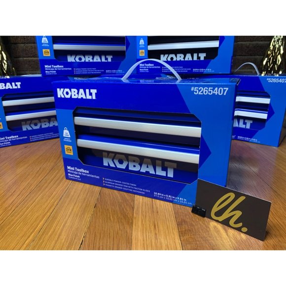 New 25th Anniversary Kobalt Mini Toolbox Blue Two Drawer - Picture 3 of 7